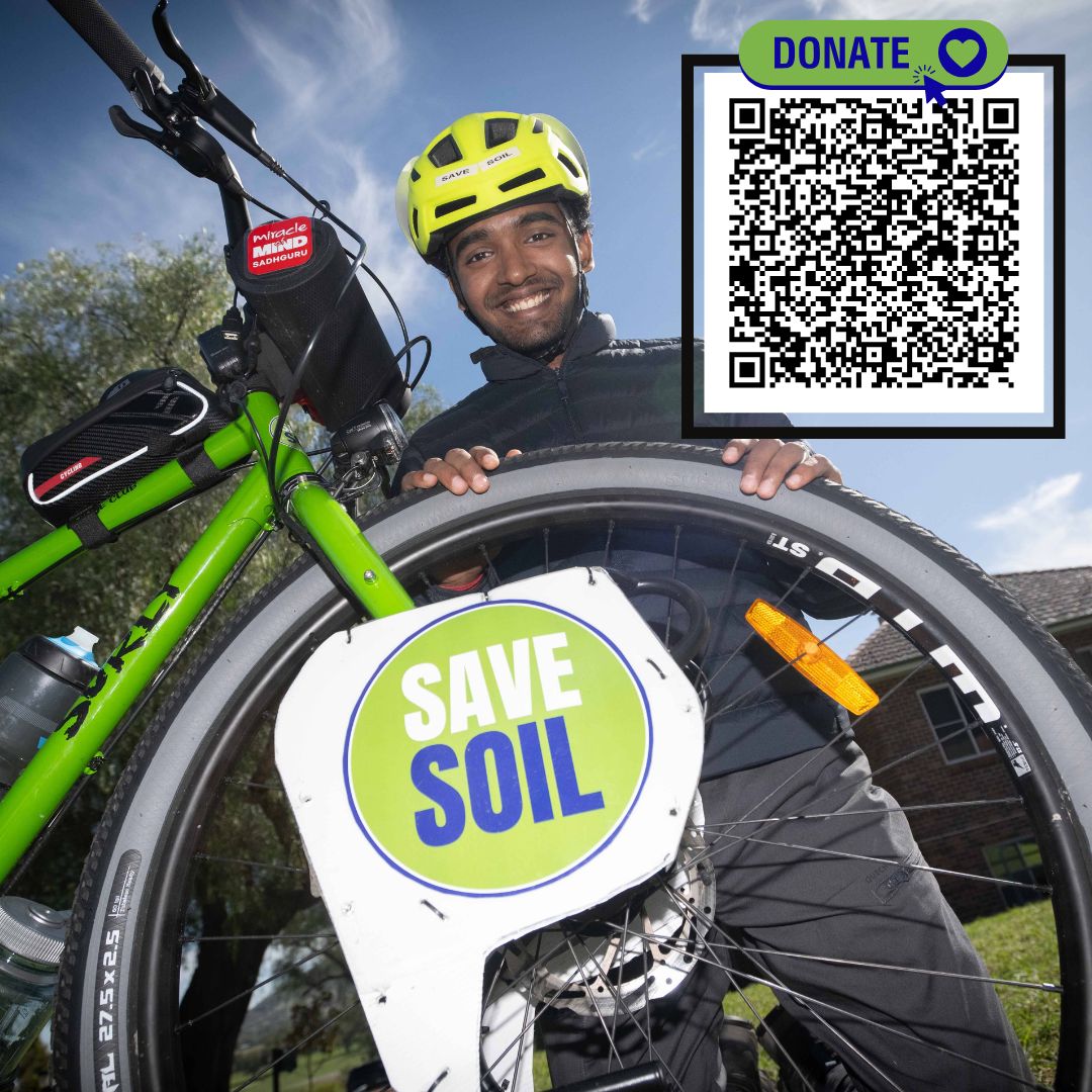 Cycling Across 4 Continents: Donate To Support 19-Year-Old- Sahil Jha on a Mission to Save Soil